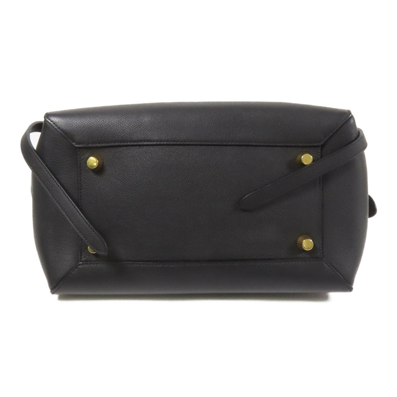 CELINE 牛皮皮革Mini Belt Bag金扣手挽肩背兩用袋-3