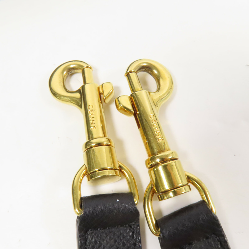 CELINE 牛皮皮革Mini Belt Bag金扣手挽肩背兩用袋-6