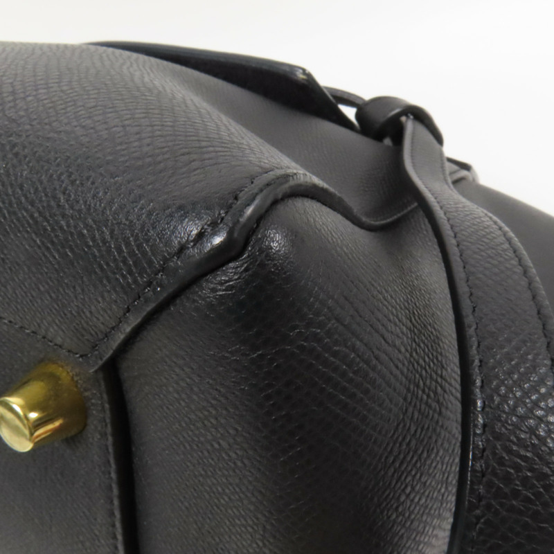 CELINE 牛皮皮革Mini Belt Bag金扣手挽肩背兩用袋-10