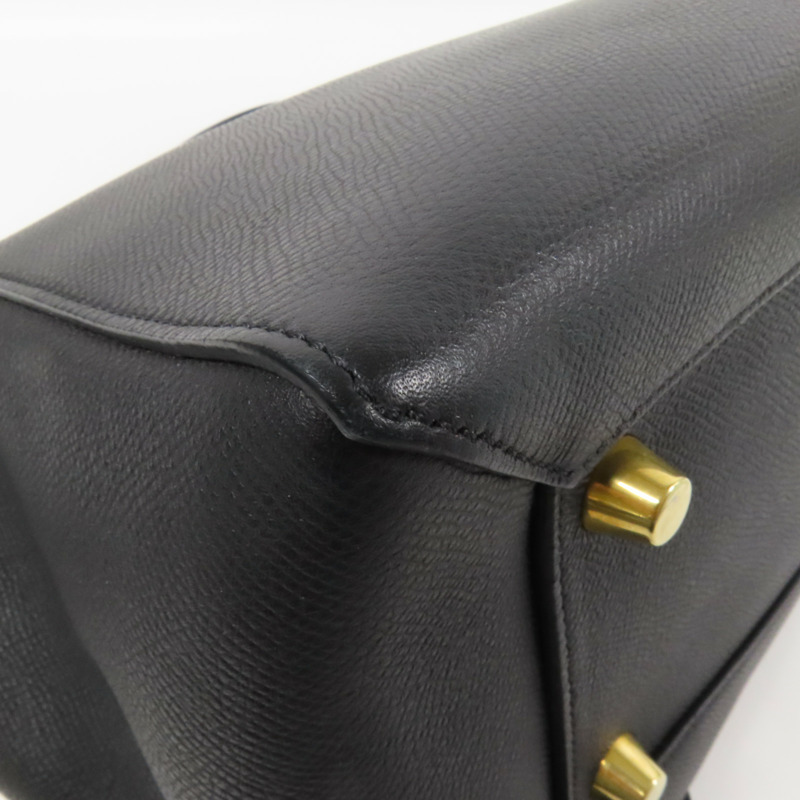 CELINE 牛皮皮革Mini Belt Bag金扣手挽肩背兩用袋-11