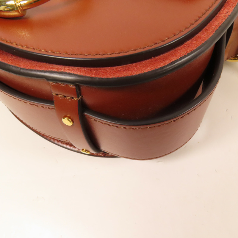 Chloe 牛皮皮革Tess金扣手挽肩背兩用袋-12