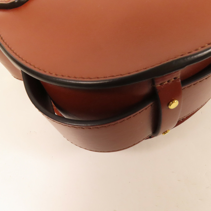 Chloe 牛皮皮革Tess金扣手挽肩背兩用袋-13