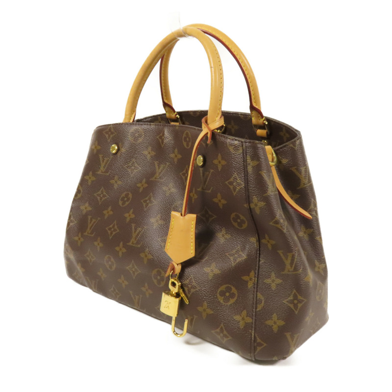 LOUIS VUITTON Monogram Montaigne MM金扣手挽肩背兩用袋-2