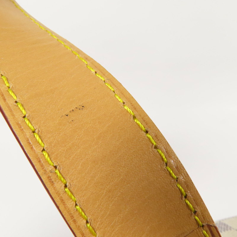 LOUIS VUITTON Damier Azur Hampstead PM金扣手挽袋-14