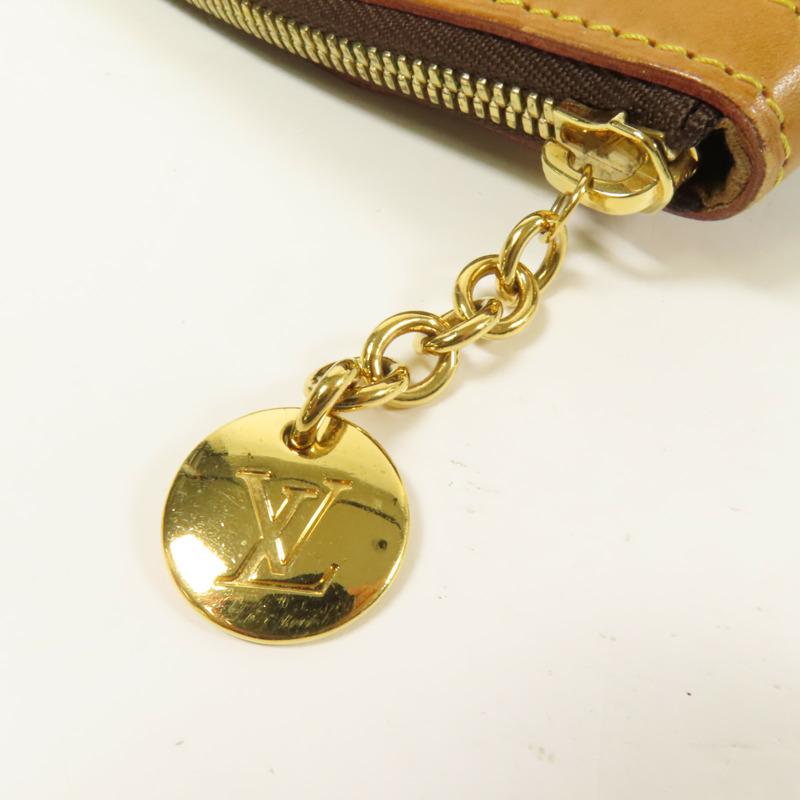 LOUIS VUITTON Monogram Tivoli PM金扣手挽袋棕色-7