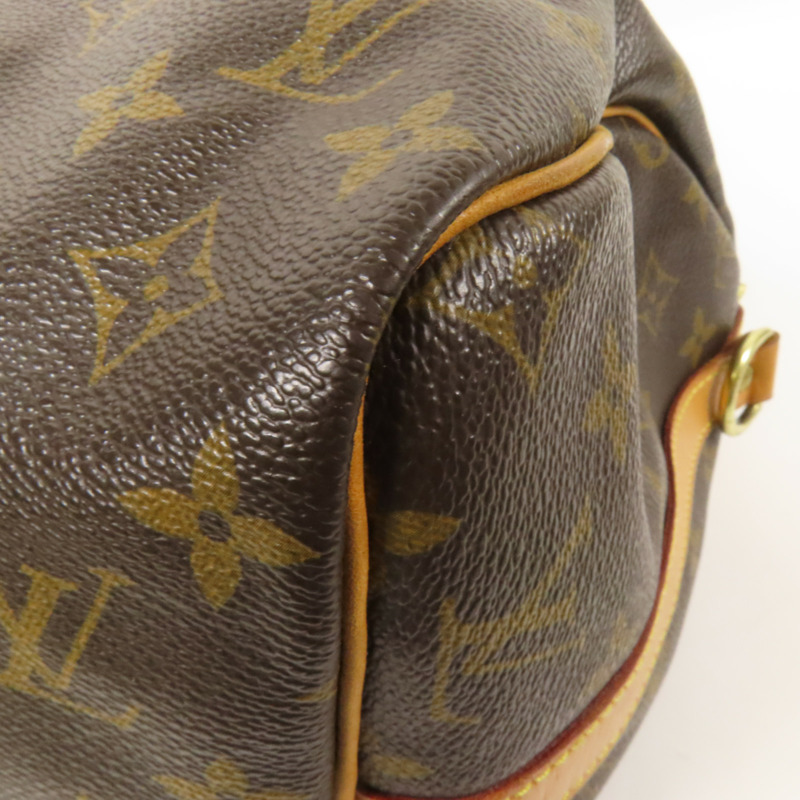 LOUIS VUITTON Monogram Speedy Bandouliere 30金扣手挽肩背兩用袋-12