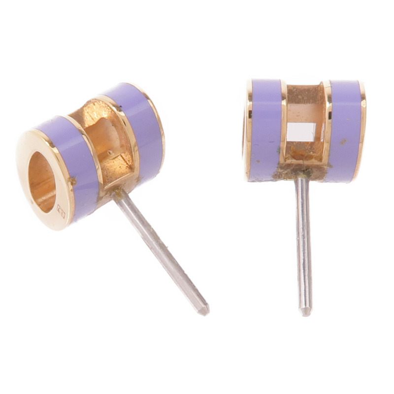 HERMES 金屬Mini Pop H Earrings耳環-3