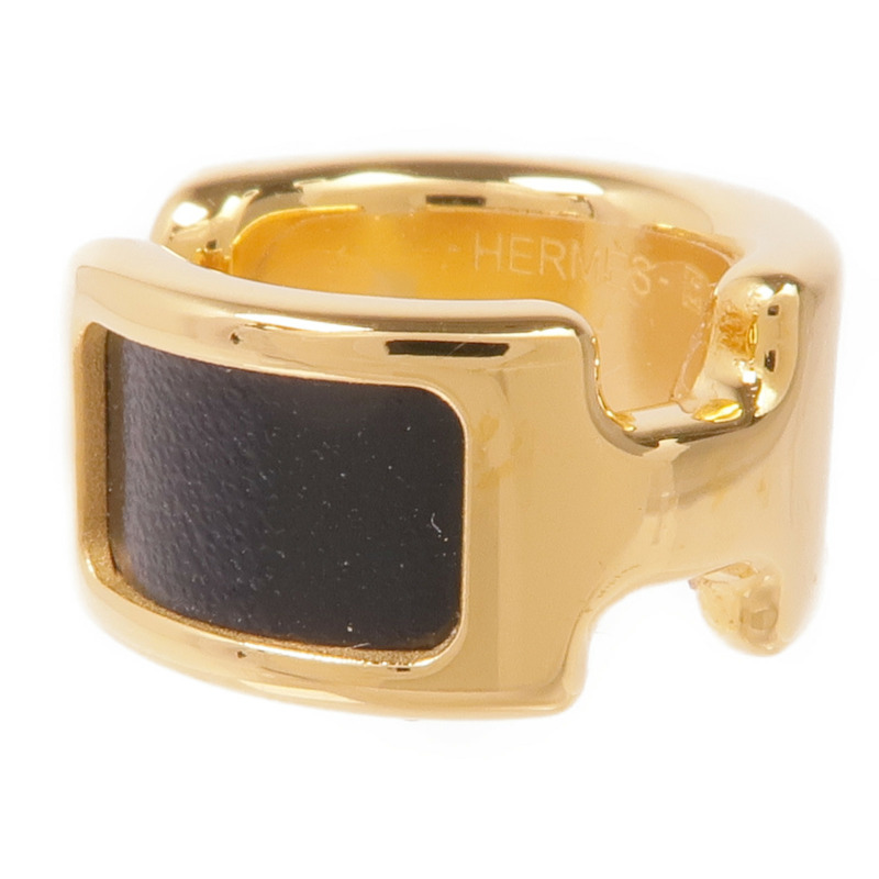 HERMES 金屬/牛皮皮革Olympe Ear Cuff耳夾-0