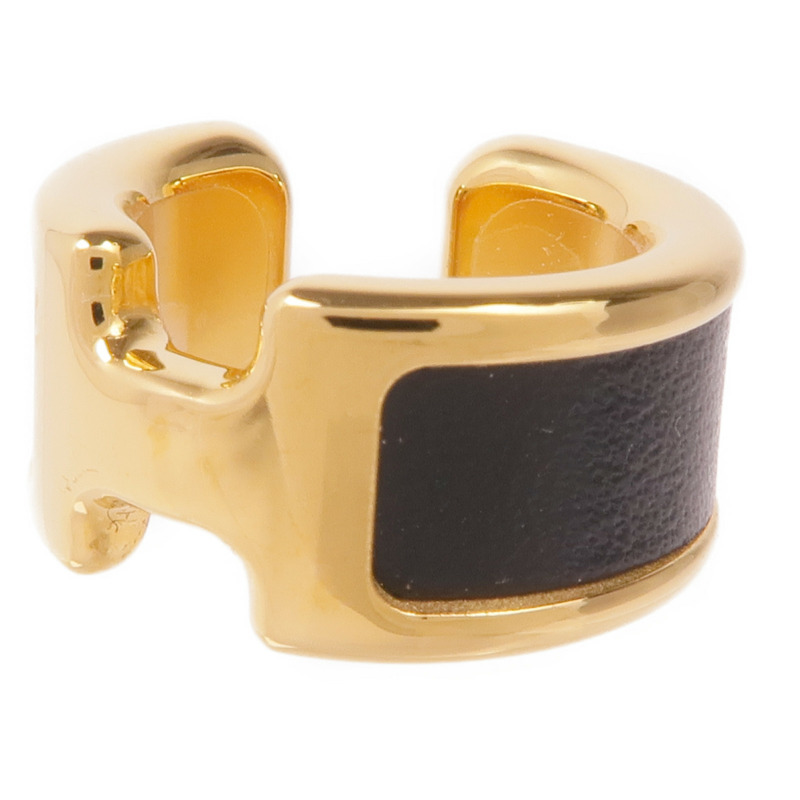 HERMES 金屬/牛皮皮革Olympe Ear Cuff耳夾-1
