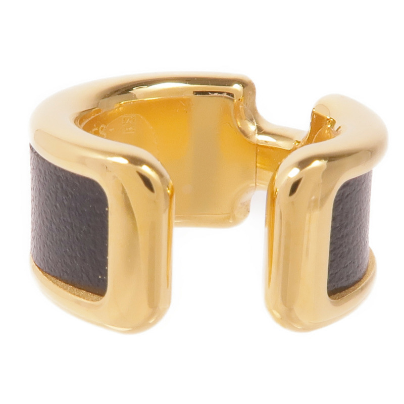 HERMES 金屬/牛皮皮革Olympe Ear Cuff耳夾-3