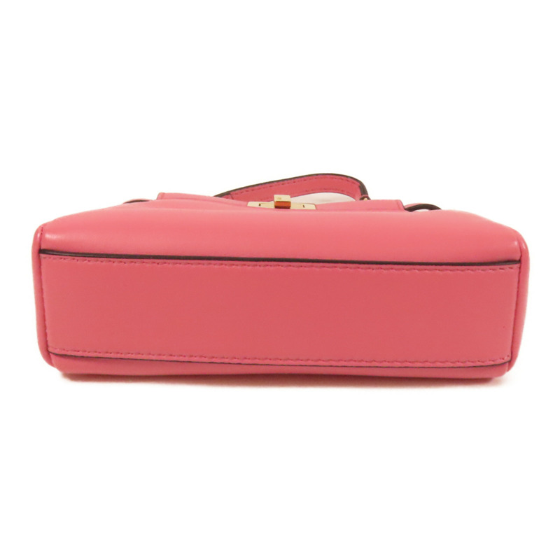 FENDI 牛皮皮革Micro Peekaboo金扣肩背袋-3