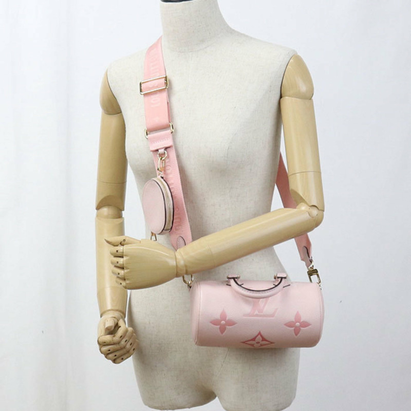 LOUIS VUITTON 路易威登 手提包 M45707 Papillon BB 2-Way Empreinte 女士粉紅色-9