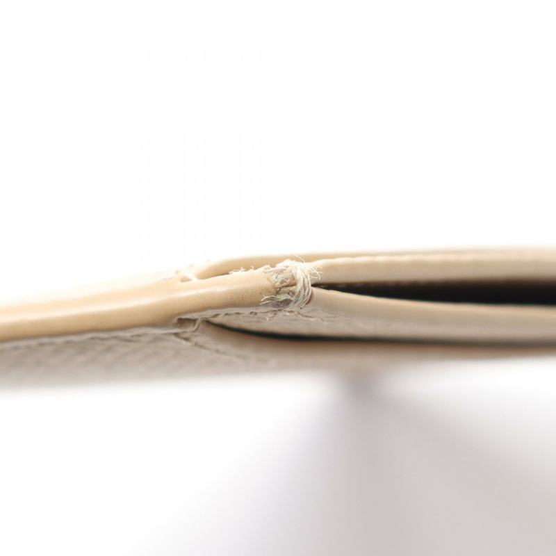 CELINE 卡包 10B703BEL 皮革 米色 二手 女士-4