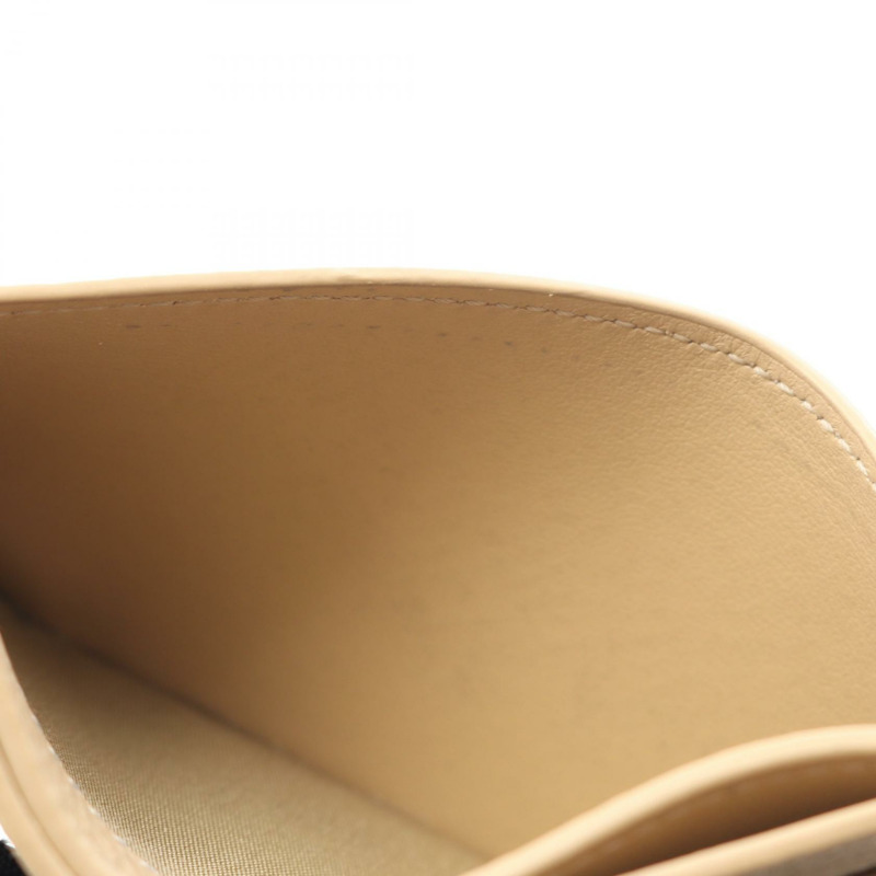 CELINE 卡包 10B703BEL 皮革 米色 二手 女士-6