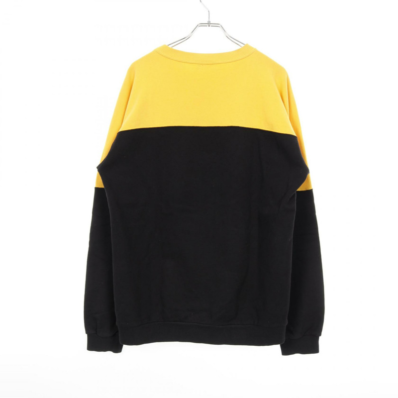 CELINE 男士套頭衛衣 L 碼 2Y38A670Q 純棉 黃色 黑色 二手-1