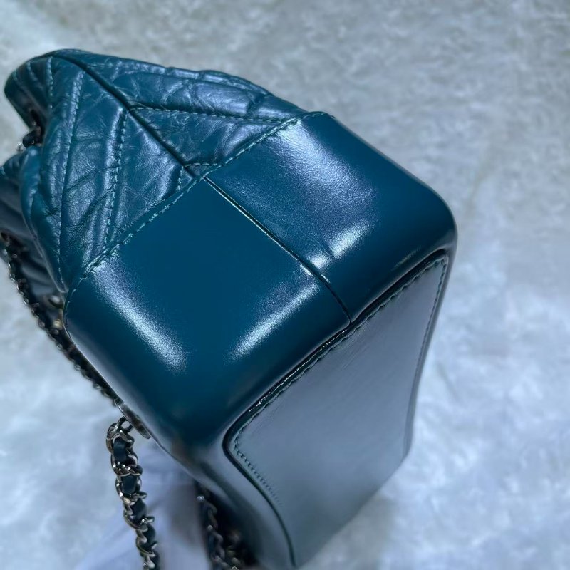 Chanel 流浪背包墨綠色-3