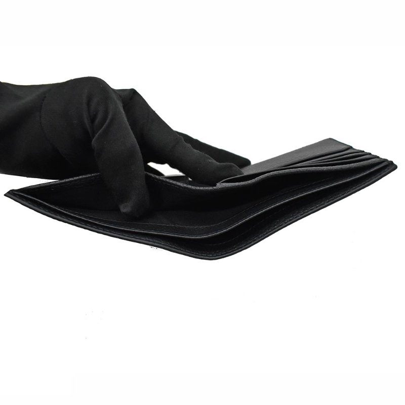 【門市全新現貨】BALLY 燙印LOGO荔枝牛皮八卡對開短夾(附原廠紙盒)-2