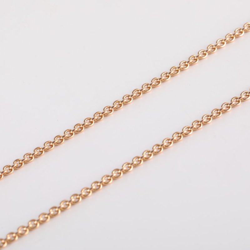 BVLGARI B.ZERO1彈簧項鏈三環扣18K玫瑰金項鏈玫瑰金項鍊-3