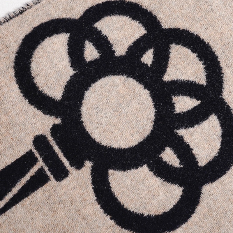 Hermes Casaque Porte-Clefs 喀什米爾圍巾 深藍色-10