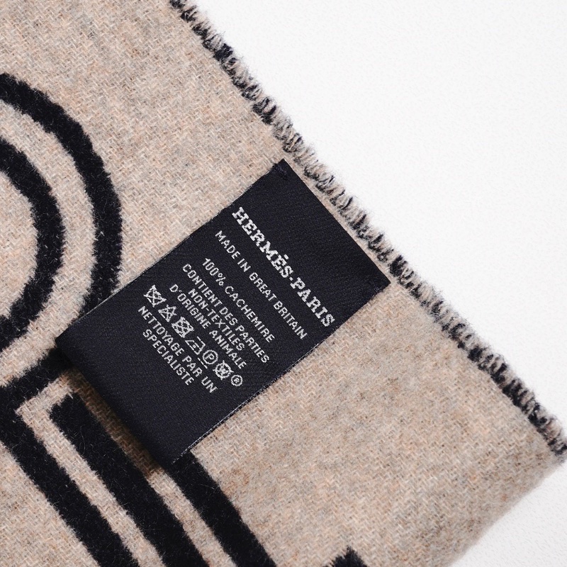 Hermes Casaque Porte-Clefs 喀什米爾圍巾 深藍色-11