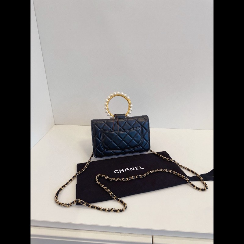Chanel 21S woc 
黑金珍珠手柄-1