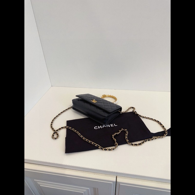 Chanel 21S woc 
黑金珍珠手柄-4