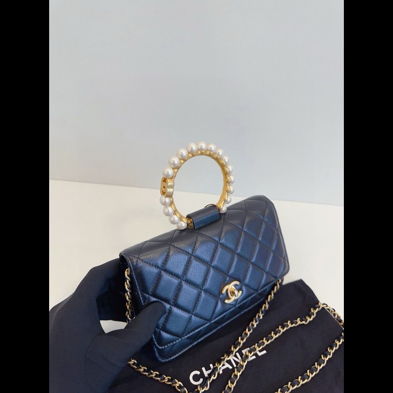 Chanel 21S woc 
黑金珍珠手柄-8
