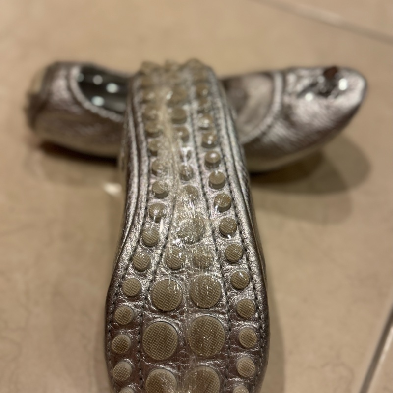 *LOUIS VUITTON 路易威登 銀色芭蕾舞鞋36-3