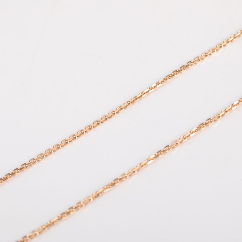 BVLGARI DIVASDREAM邊鑲鑽18K金裙擺大扇子18K玫瑰金/鑽石/白貝母項鏈玫瑰金鑽石項鍊-3