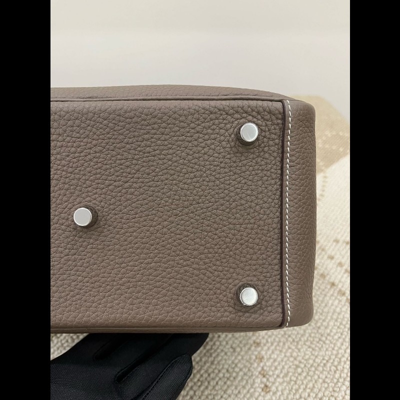 Hermes Lindy 26 
大象灰銀扣-6