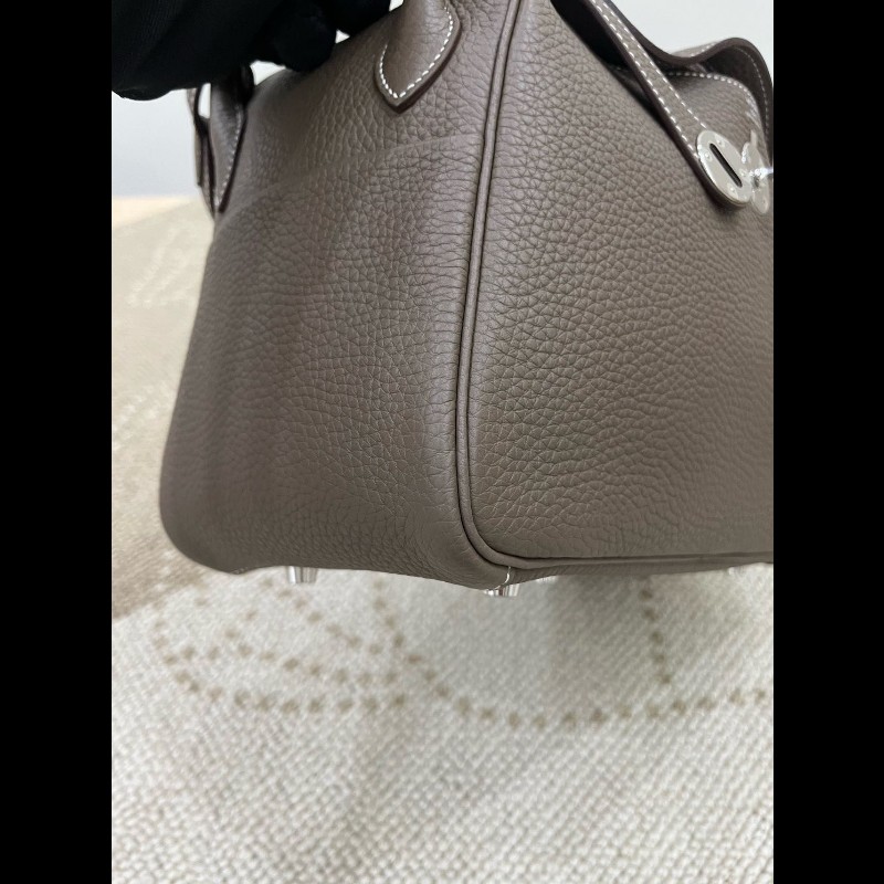 Hermes Lindy 26 
大象灰銀扣-7