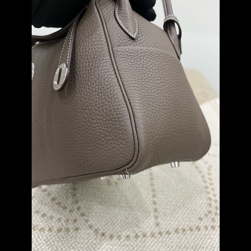 Hermes Lindy 26 
大象灰銀扣-8