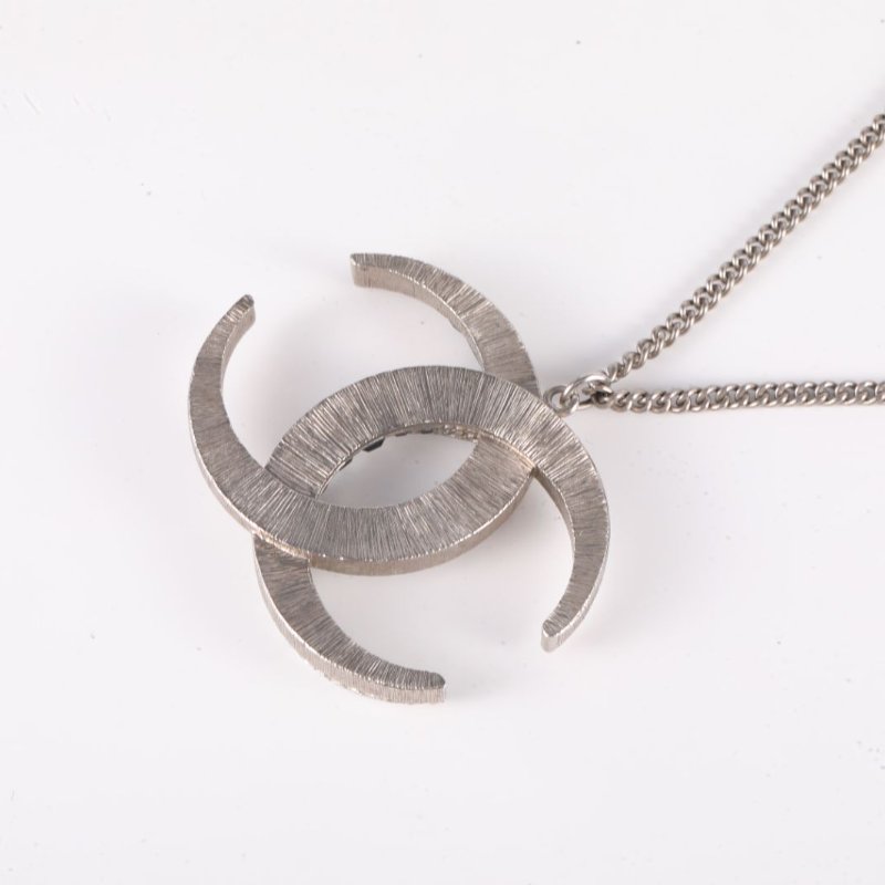 CHANEL 合金15C經典雙C水鑽毛衣鏈項鏈項鍊-2