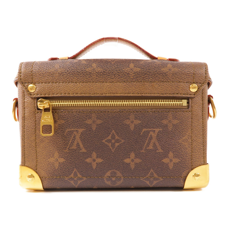 LOUIS VUITTON Monogram Dust Soul Trunk金扣手挽肩背兩用袋-2