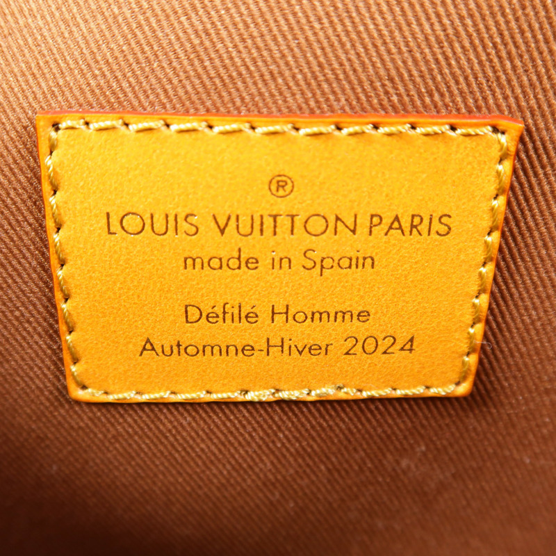 LOUIS VUITTON Monogram Dust Soul Trunk金扣手挽肩背兩用袋-5