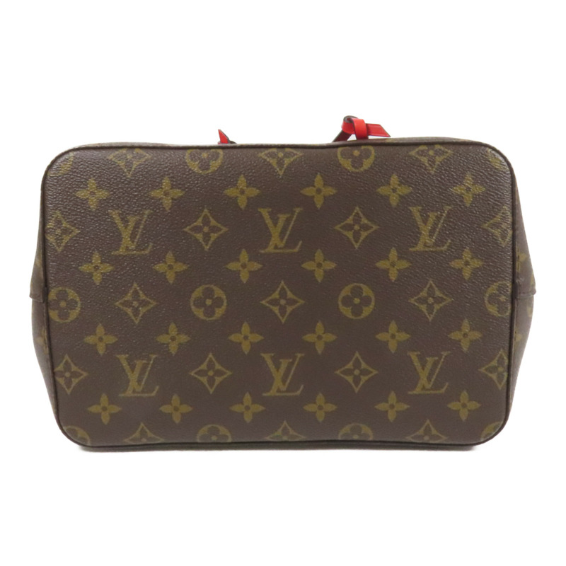 LOUIS VUITTON Monogram Neo Noe Bucket Bag金扣肩背袋Coquelicot-3
