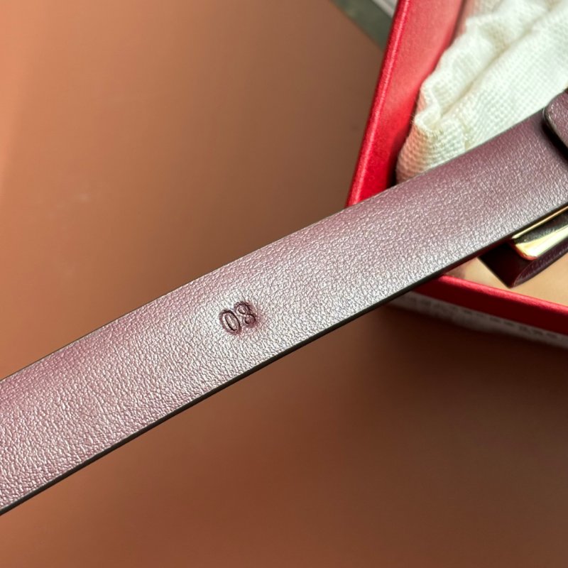 ::Salvatore Ferragamo:: 經典蝴蝶結飾 酒紅色皮革 腰帶 皮帶 女生 細版皮帶-11