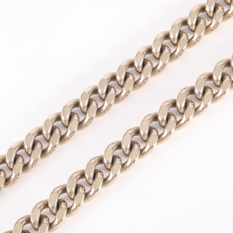 CHANEL 合金22C拉鏈頭雙C吊墜項鏈項鍊-3