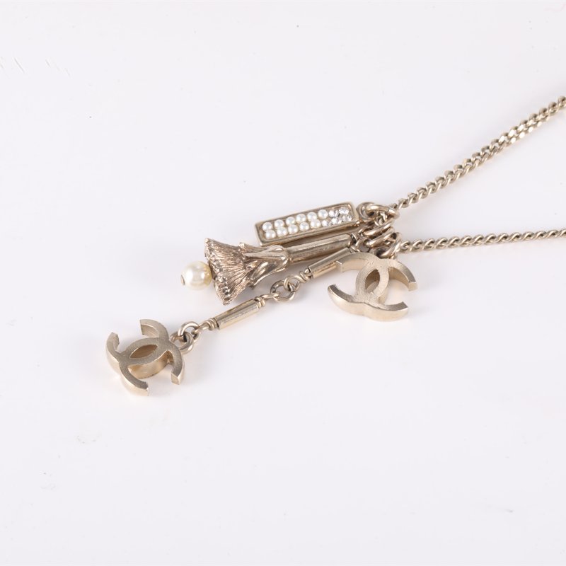 CHANEL 合金19A雙C多元素項鏈項鍊-1