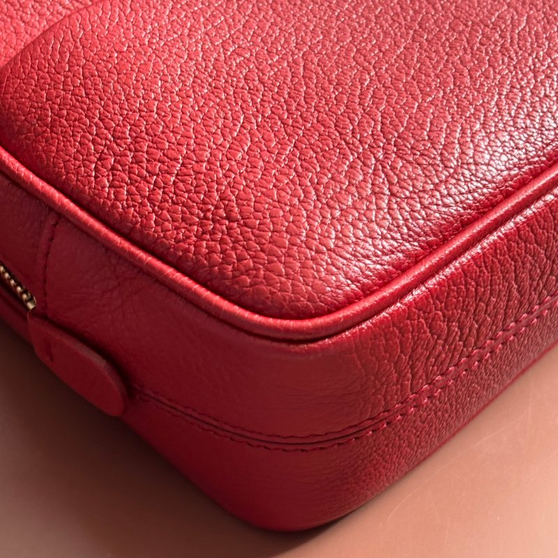 ::Salvatore Ferragamo::Gancini Rosso 22 C246 女士皮革相機包 斜背包 側背包-7