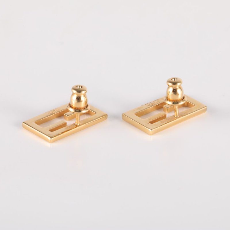 FENDI 合金芬迪耳釘耳環-4