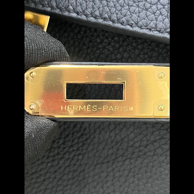 Hermes kelly 28 黑金
Togo leather-14