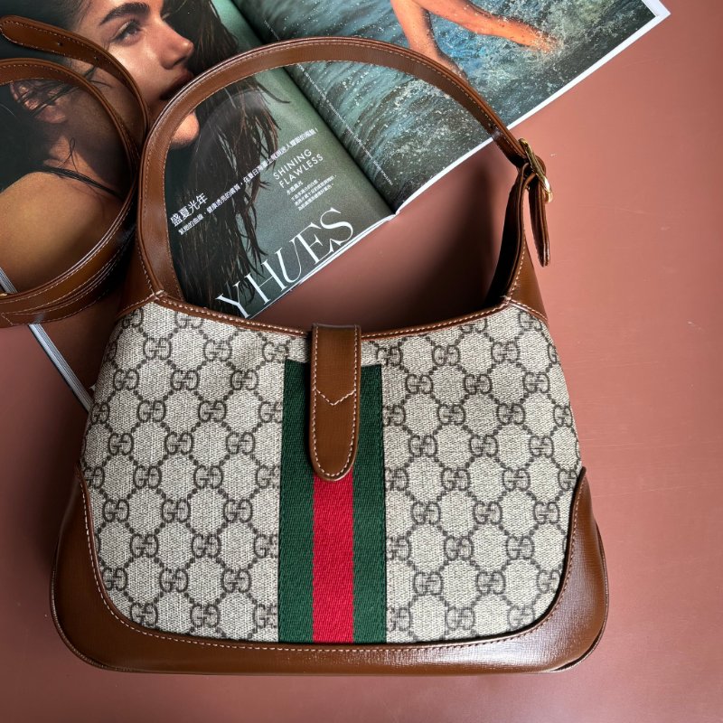 ::Gucci:: Jackie1961 經典賈姬包 肩背包 腋下包 中款-1