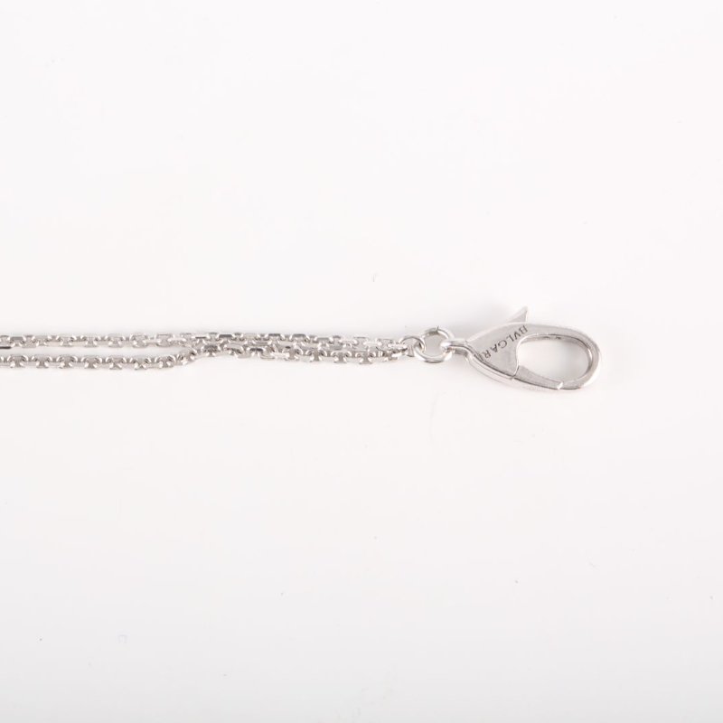 BVLGARI DIVASDREAM滿鑽小扇子手鏈18K白金/鑽石M-L碼白金滿鑽18K小扇子手鏈手鍊／手環-3