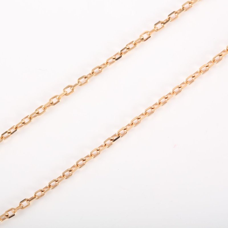 Cartier 18K玫瑰金鑽石玫瑰金trinity三環粉鑽項鏈18K/項鍊-3