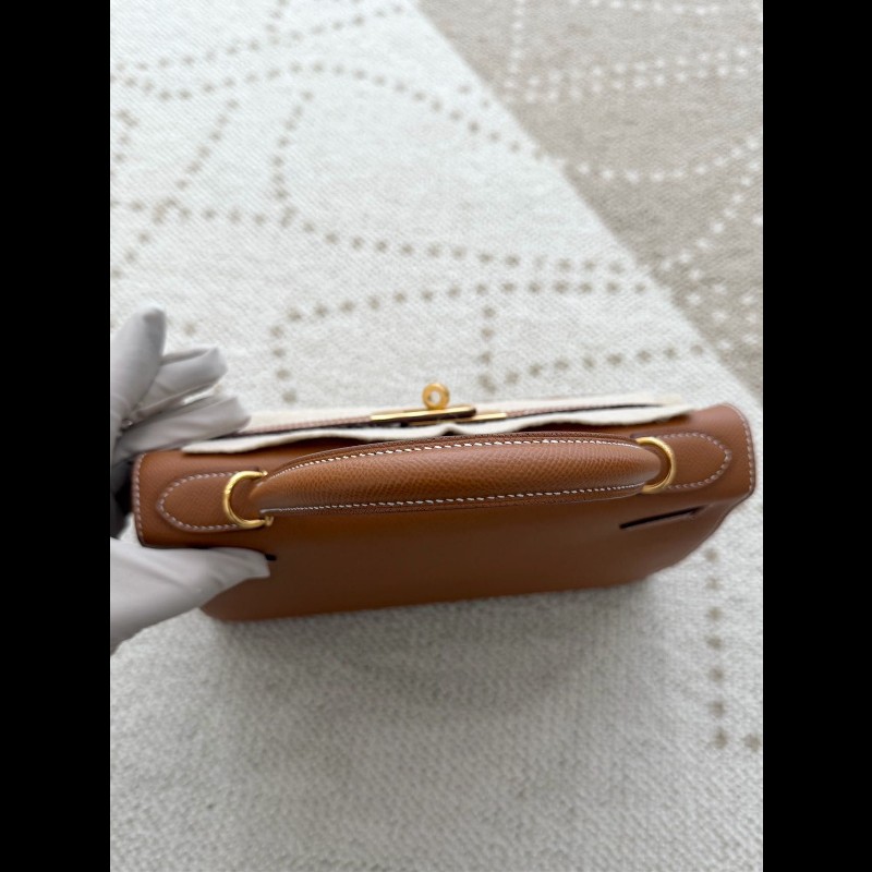 Hermes kelly 28 金棕金扣-2