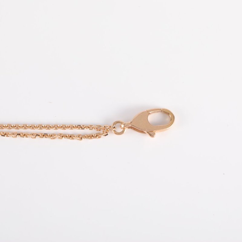 BVLGARI DIVASDREAM孔雀石小扇子手鏈18K玫瑰金/孔雀石M-L碼玫瑰金手鍊／手環-3