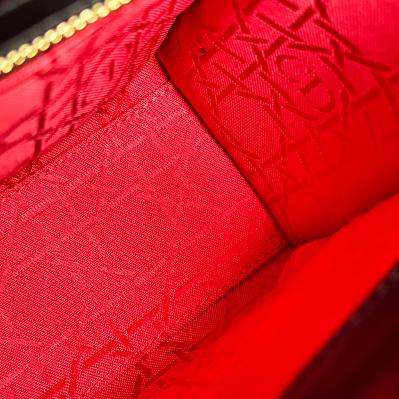 ::Christain Dior:: Lady Dior My ABCDior 小型包款 黛妃包 黑色手提包 斜背包 Cannage 籐格紋羊皮-17