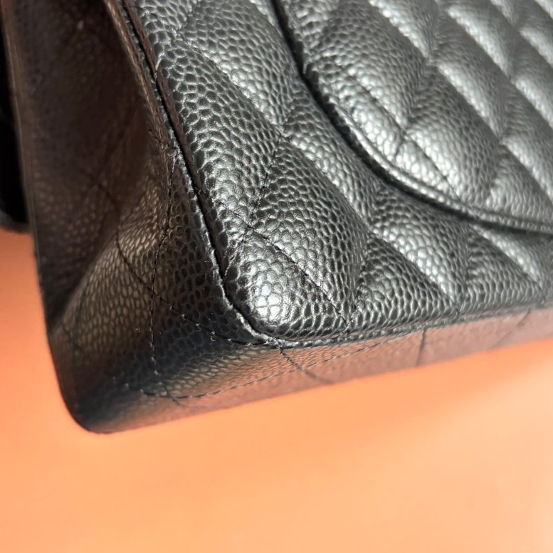 ::CHANEL::  A01113 CF23 COCO 23 黑金釦經典小型口蓋包-6