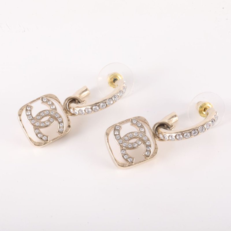 CHANEL 合金耳環耳環-1